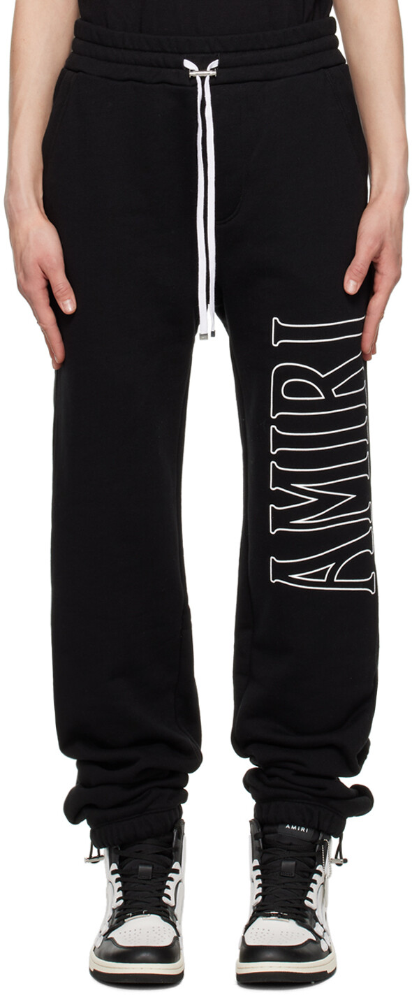 

Черные брюки для отдыха с принтом AMIRI, Черный