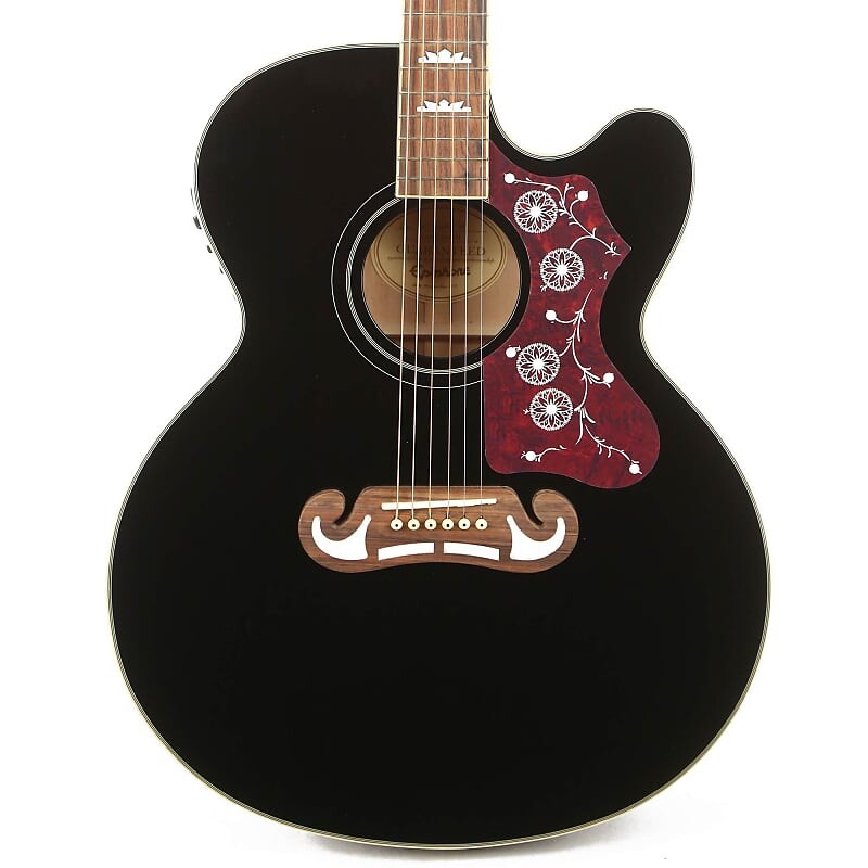 

Epiphone EJ-200SCE Акустико-электрический черный Epiphone EJ-200SCE -Electric