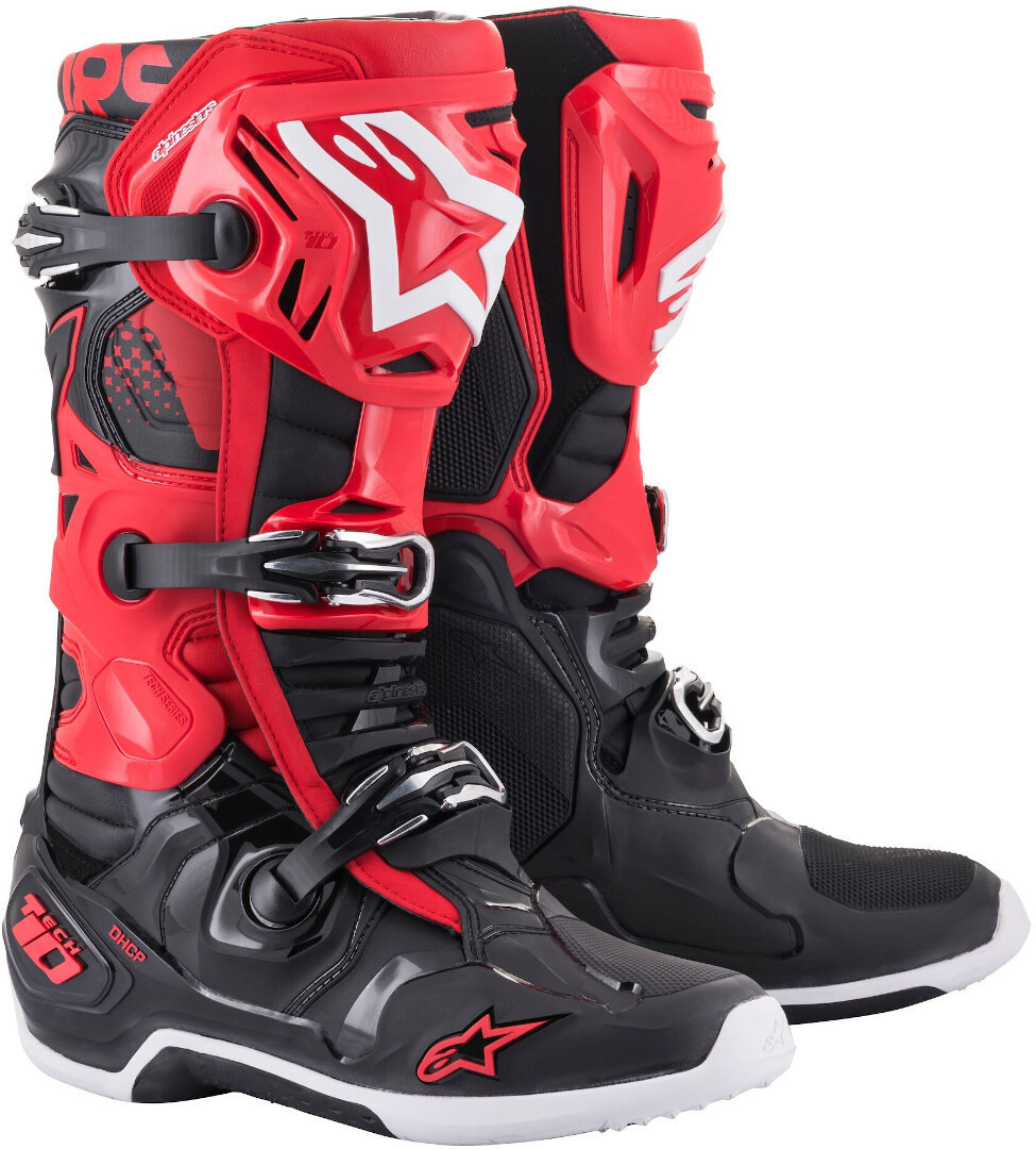 

Сапоги мотокроссовые Alpinestars Tech-10, красный / черный