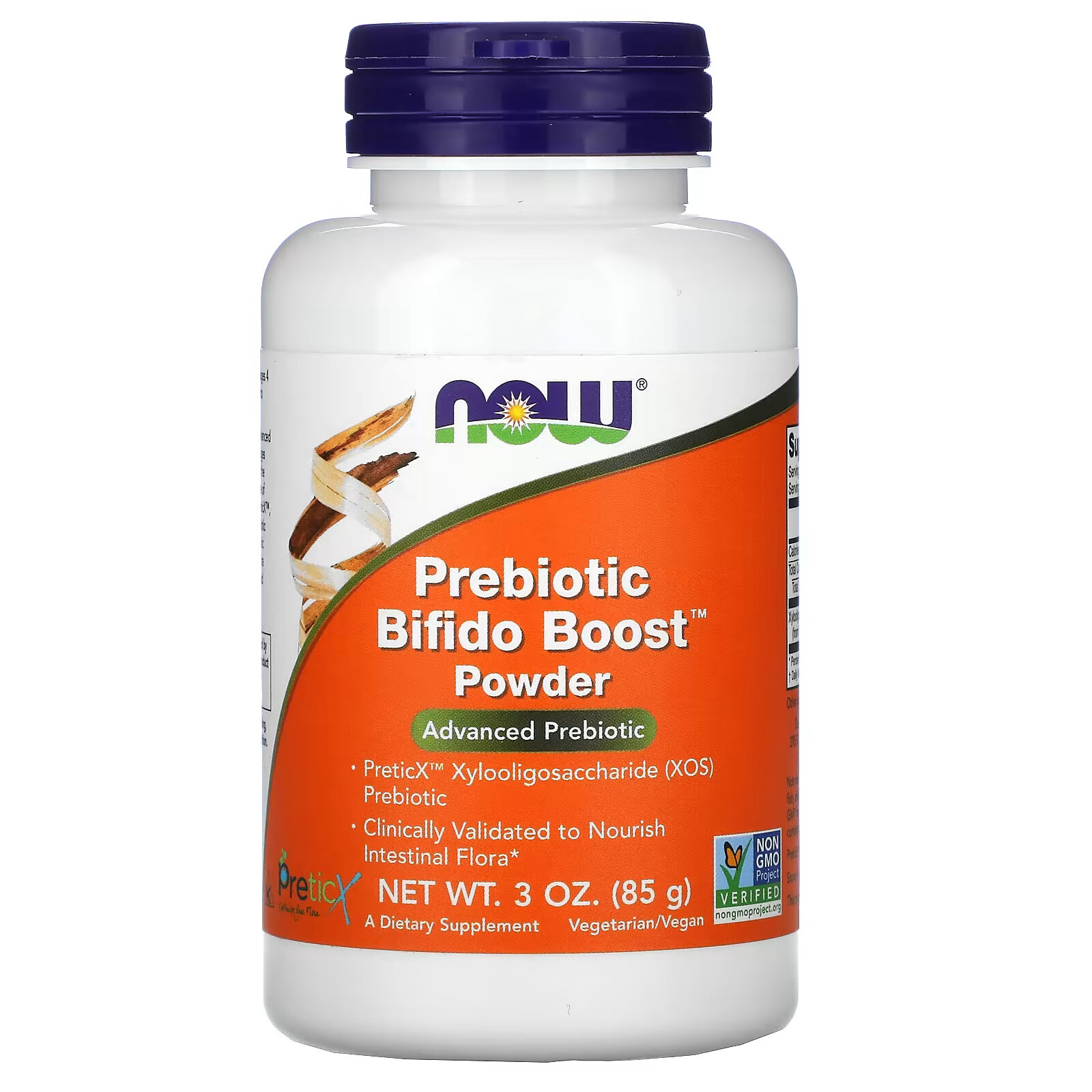 NOW Foods, Prebiotic Bifido Boost, порошок с пребиотиком, 85 г (3 унции) - фото