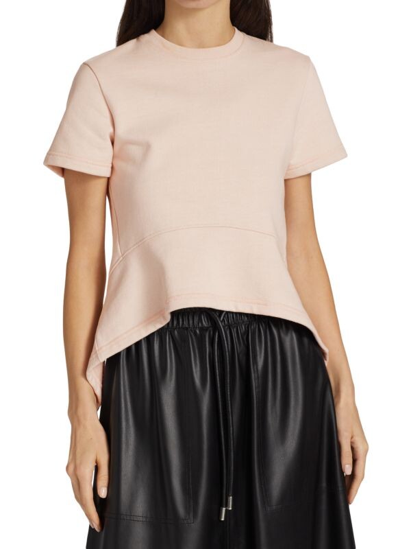 

Асимметричная футболка white label Proenza Schouler White Label Ochre