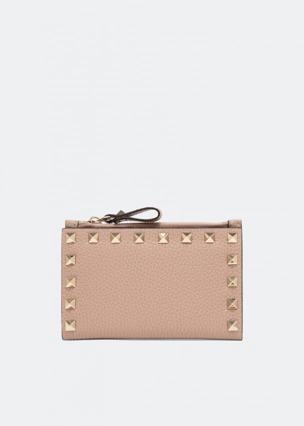 

Картхолдер VALENTINO GARAVANI Rockstud coin purse, розовый