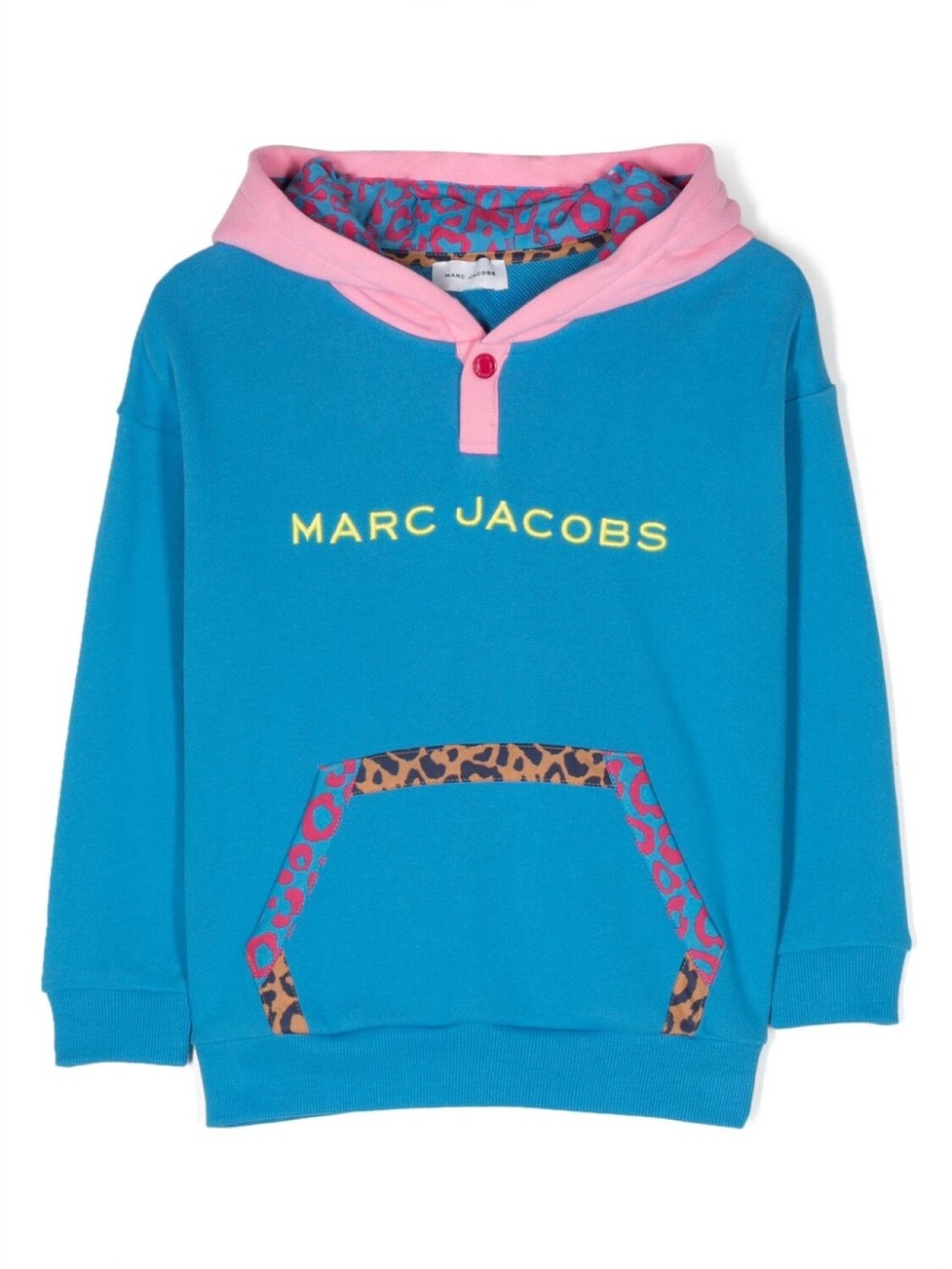 

Marc Jacobs Kids худи с вышитым логотипом, синий