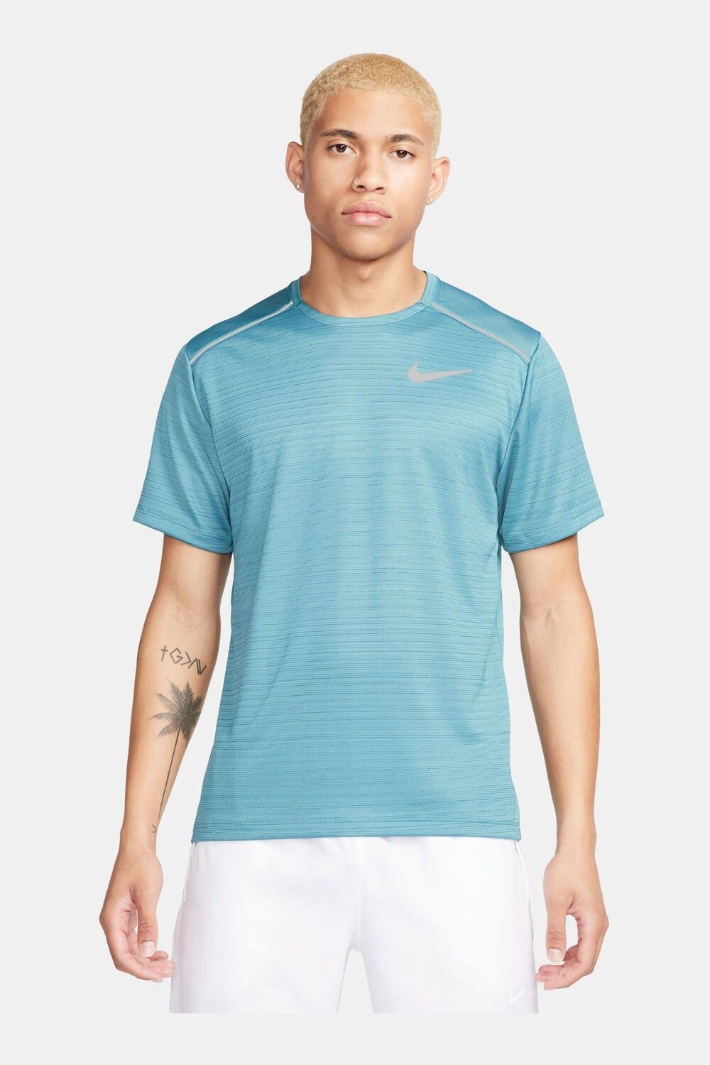 

Футболка для бега Miler Dri Fit UV Nike, синий