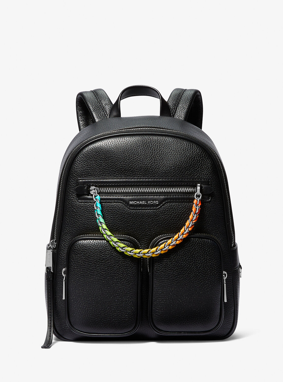 

Рюкзак PRIDE Elliot среднего размера из шагреневой кожи Michael Kors, черный