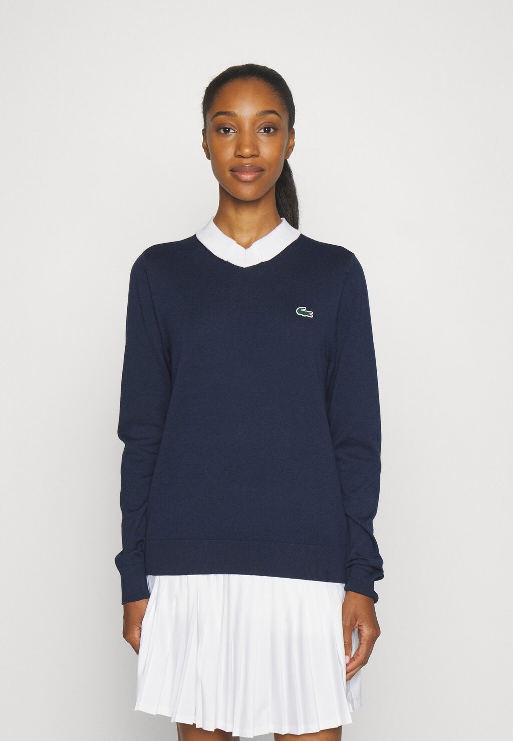 

Свитер Lacoste, темно-синий/белый