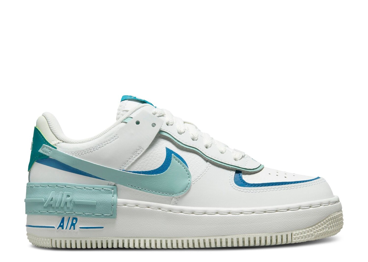 

Кроссовки Nike Wmns Air Force 1 Shadow 'White Industrial Blue Teal', белый