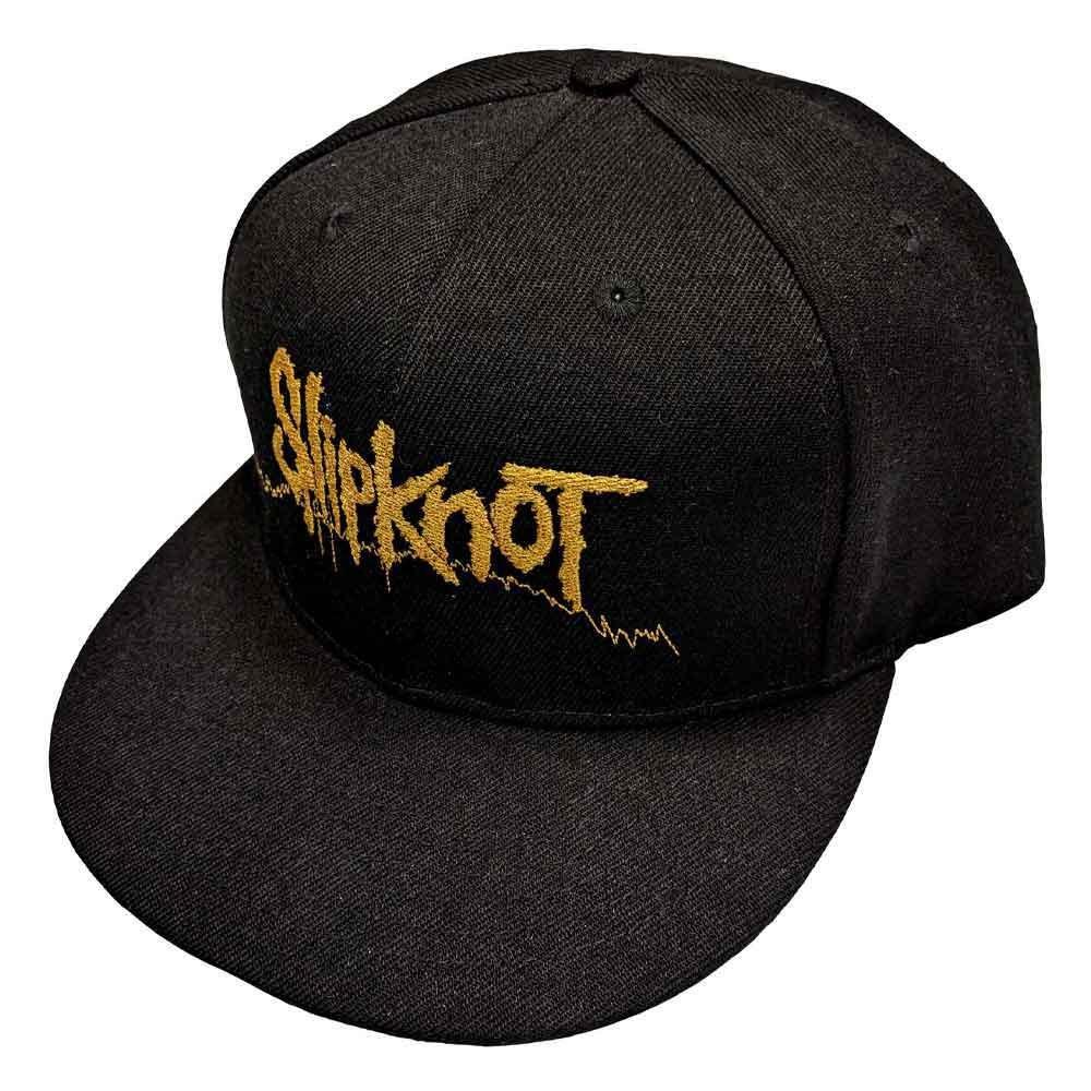 Бейсбольная кепка Snapback со штрих-кодом и логотипом Slipknot, черный