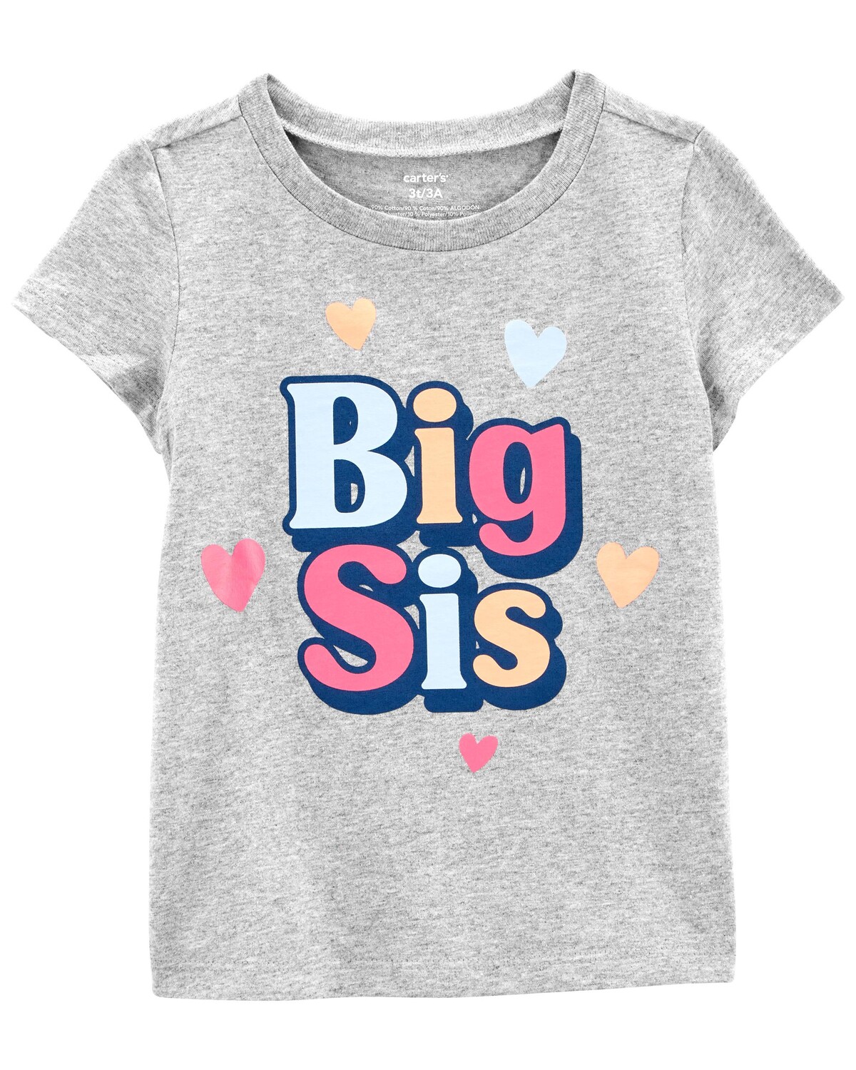 

Футболка Kid Big Sis из джерси Carter's, вереск