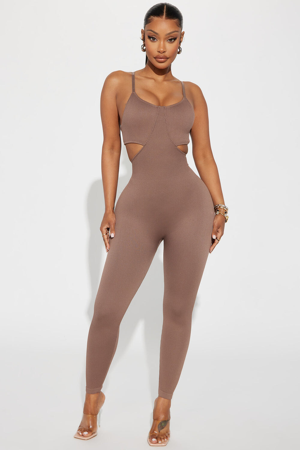 

Комбинезон Fashion Nova 52206, мокко