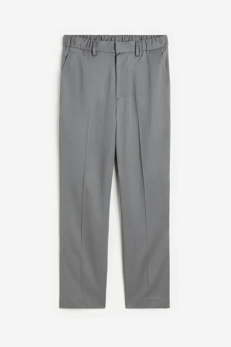 

Брюки классические H&M Regular Fit Lyocell, серый