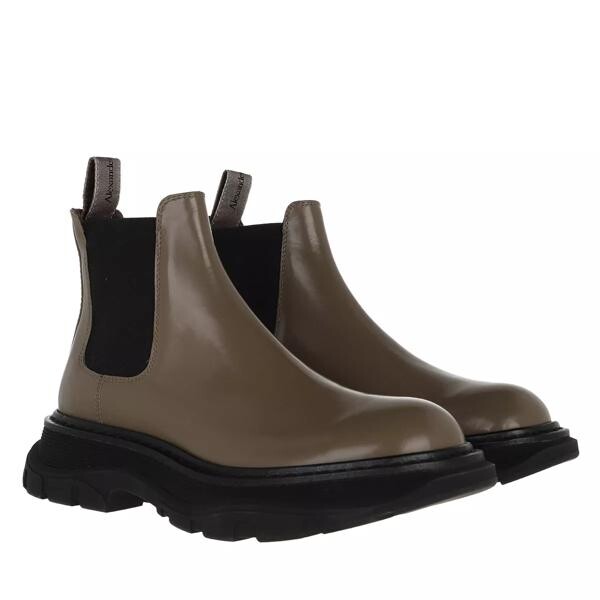 

Ботинки bootie smooth leather grau/beige Alexander Mcqueen, коричневый