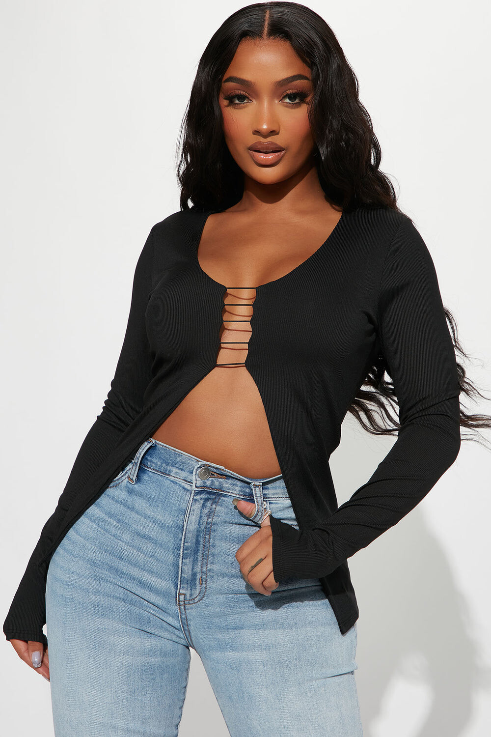 

Топ Fashion Nova JT1962, черный