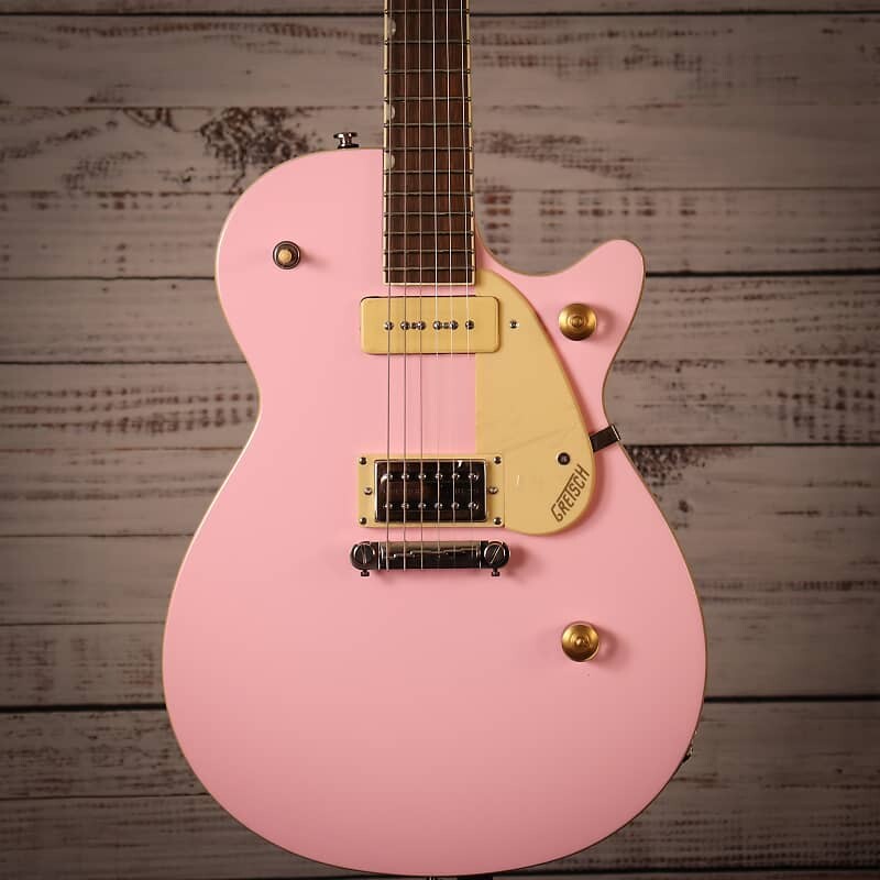 

Gretsch G2215-P90 Streamliner Junior Jet Club | Шелковый розовый