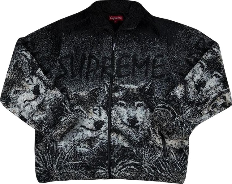 Wolf fleece store jacket supreme