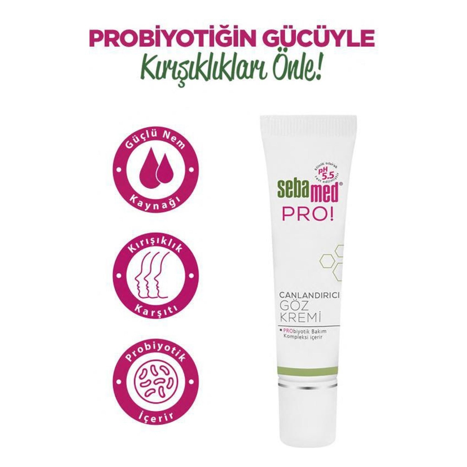 

Восстанавливающий крем Sebamed Pro для кожи вокруг глаз, 15 мл