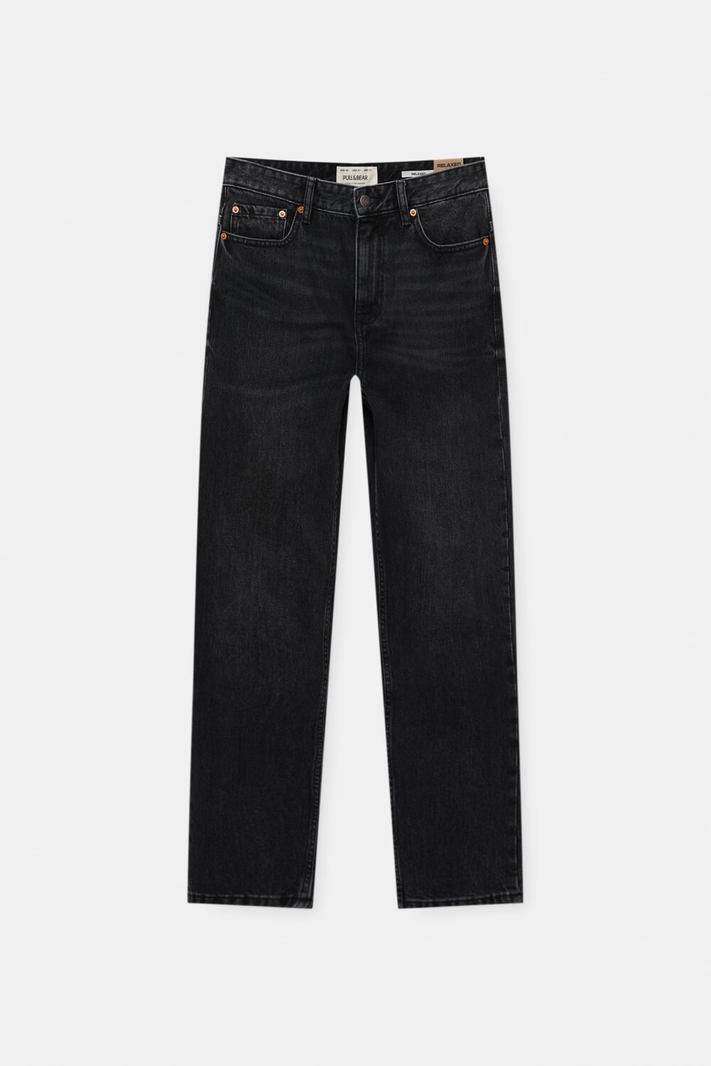 

Джинсы Pull & Bear Relaxed Fit, пыльно-черный