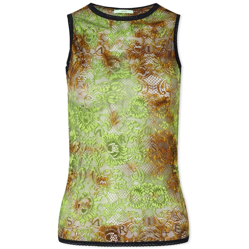

Кружевной жилет Tie Dye Fleur Aries, Коричневый