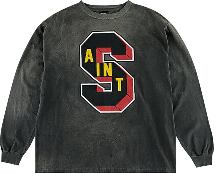 

Лонгслив Saint Michael Saint Tears Long-Sleeve Tee 'Black', черный