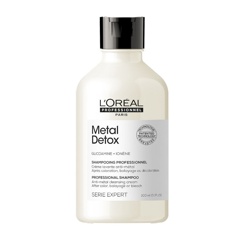 L'Oréal Professionnel Metal Detox Металлонейтрализующий шампунь после окрашивания волос, 300 мл