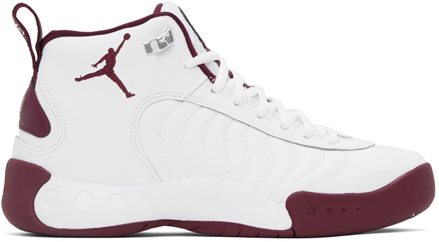 

Бело-бордовые кроссовки Jumpman Pro Nike Jordan