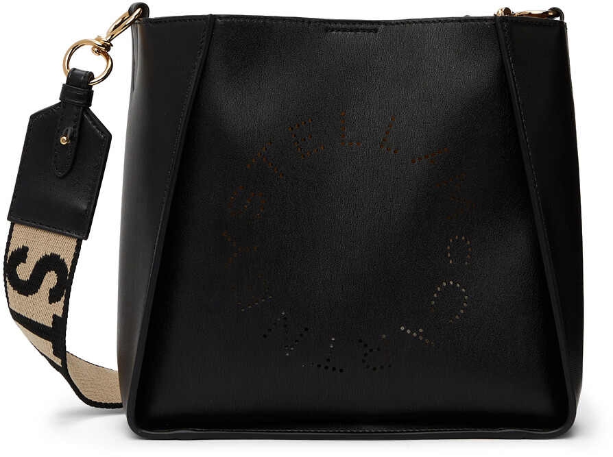 

Черная сумка через плечо с логотипом Stella McCartney