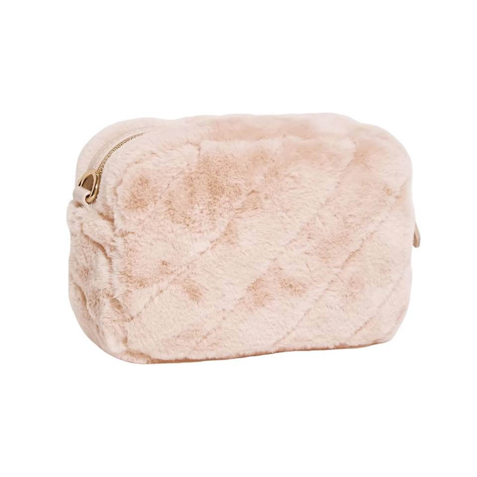 Guess Factory Jodie Faux-fur Tote in Pink