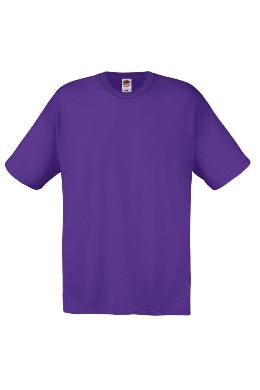 Оригинальная полноразмерная футболка Screen Stars с короткими рукавами Fruit of the Loom, фиолетовый