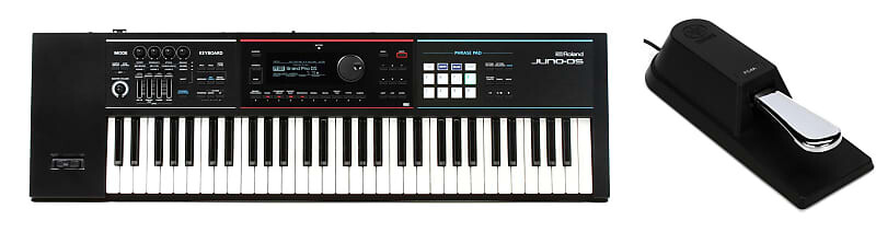 

Набор из 61-клавишного синтезатора Roland JUNO-DS61 с педалью сустейна/педальным переключателем Yamaha FC4A Yamaha + Roland FC4A=1 JUNO-DS61=1