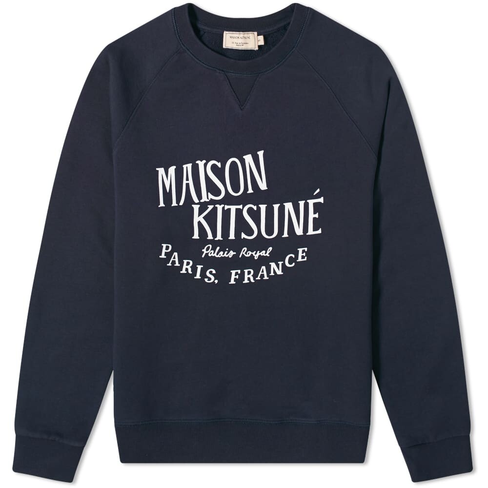 

Толстовка Maison Kitsuné Palais Royal Crew Sweat, Черный