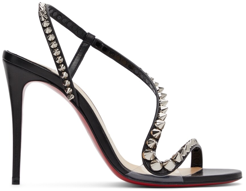 

Черные босоножки на каблуке Rosalie Spikes 100 Christian Louboutin