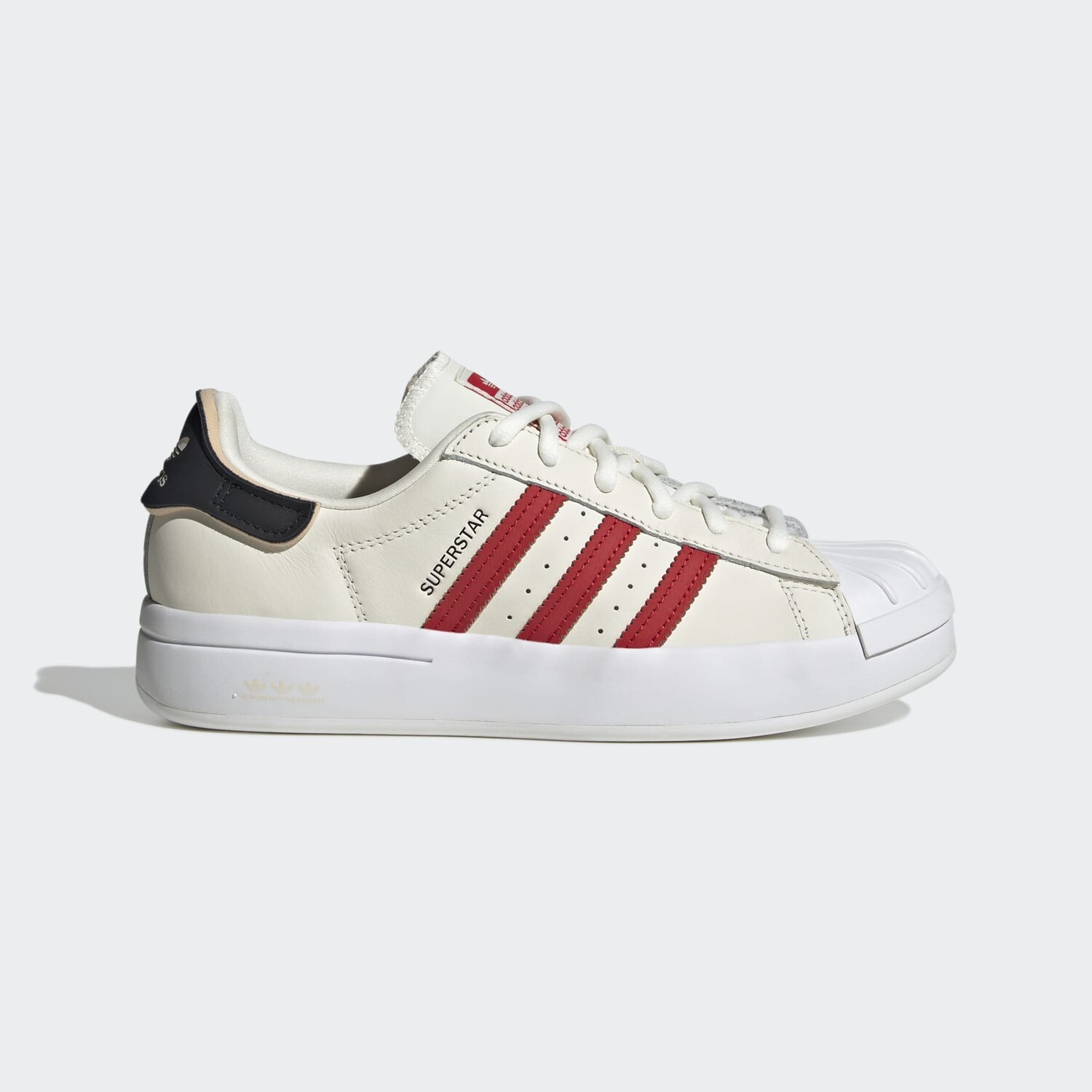 

Кроссовки Adidas Superstar Ayoon, бежевый/белый/красный