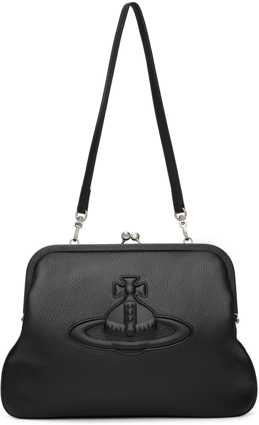 

Черный большой клатч Vivienne's Vivienne Westwood