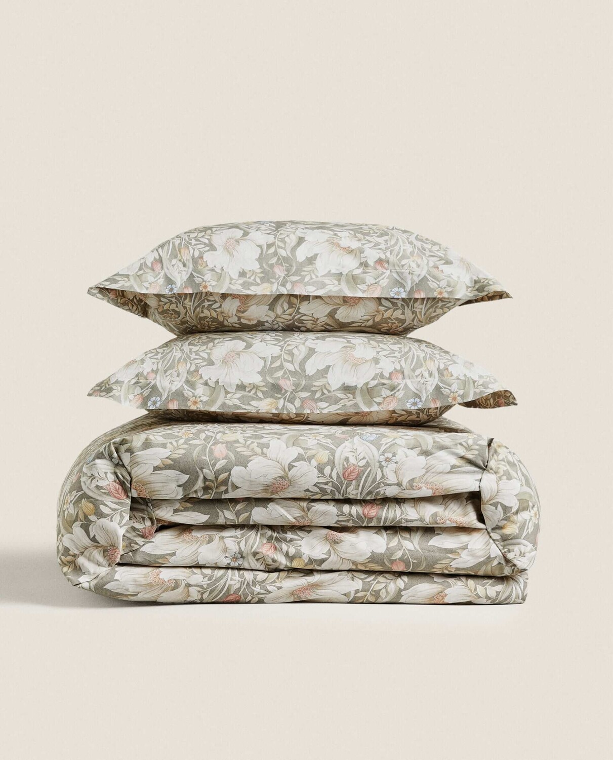 

Пододеяльник Zara Home Flower Print, мультиколор