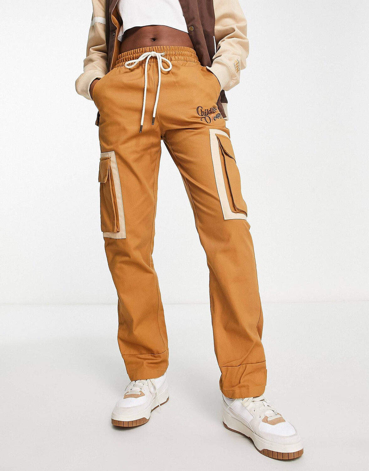 

Коричневые джоггеры карго Puma Basketball x Childhood Dreams, Коричневый
