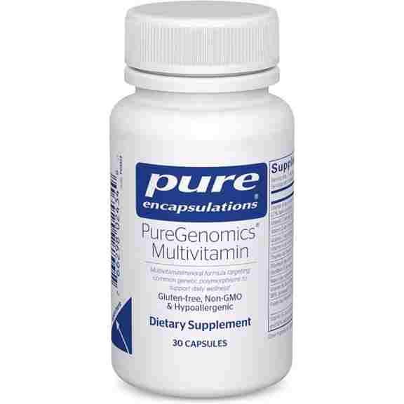 Мультивитамины Pure Encapsulations PureGenomics Multivitamin, 30 капсул цена и фото