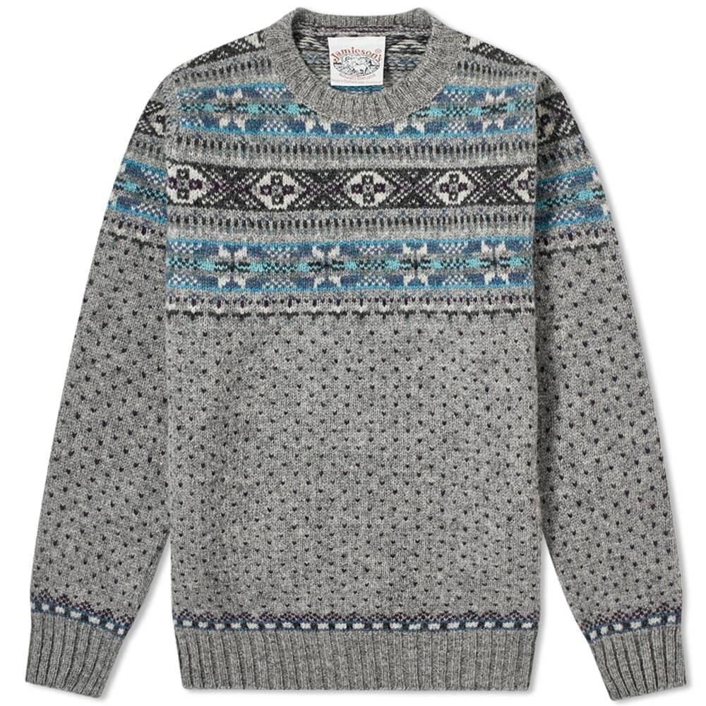 

Джемпер Jamieson's of Shetland Nordic Fair Isle Crew Knit