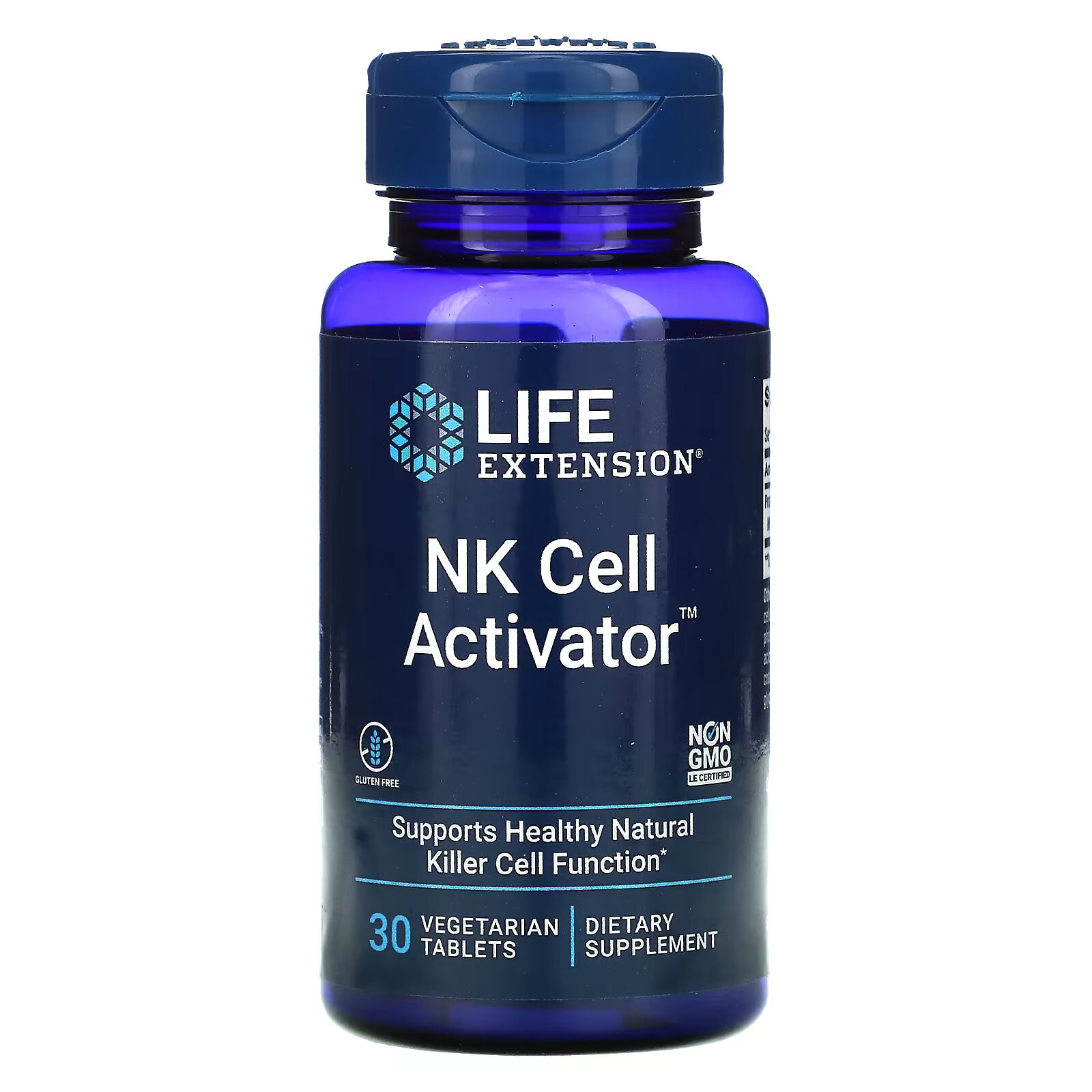 Life Extension, Активатор NK-клеток, 30 вегетарианских таблеток life extension регенератор nad и клеток 300 мг 30 вегетарианских капсул