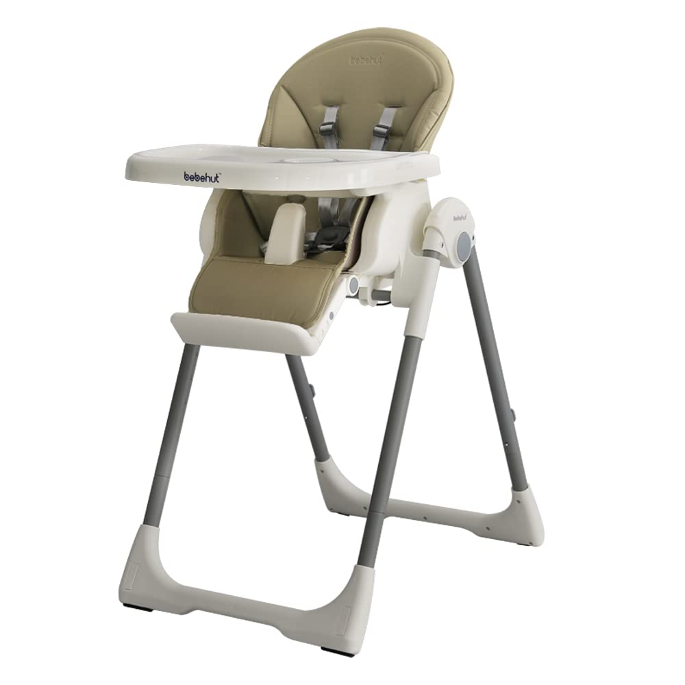 стульчик для кормления bs 8129 серо бежевый регулируемый Детский стульчик для кормления Bebehut, бежевый