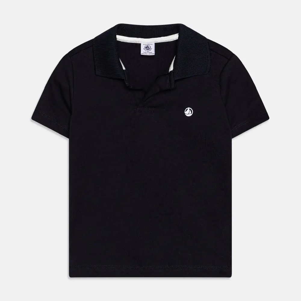 

Футболка поло Petit Bateau, черный