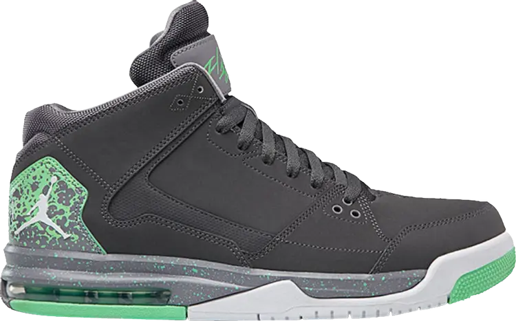 

Кроссовки Jordan Flight Origin Green Glow, серый