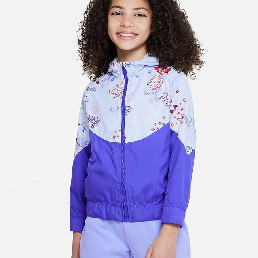 

Куртка Nike Sportswear Icon Clash Windrunner Older Kids, фиолетовый/сиреневый
