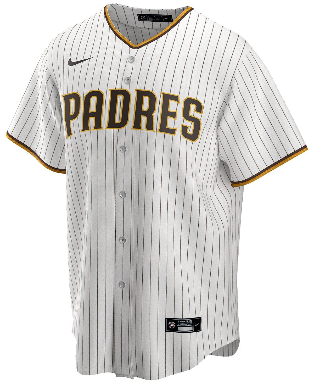 

Официальная пустая копия мужского трикотажа san diego padres Nike, белый