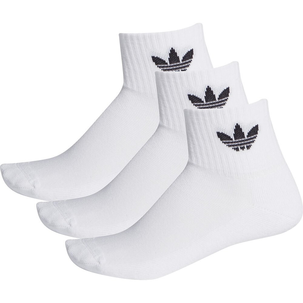 

Носки adidas Originals Ankle Mid 3 шт, белый