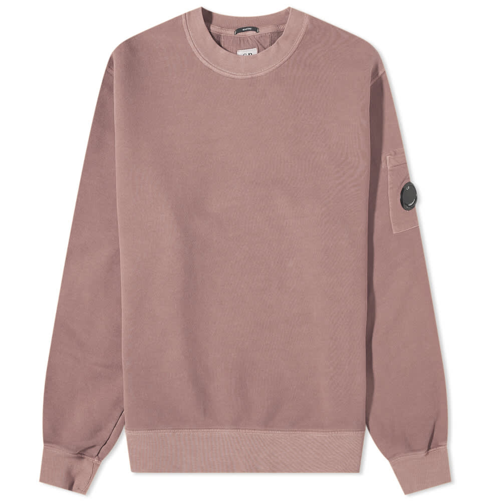 

Толстовка C.P. Company Garment Dyed Arm Lens Crew Sweat, Серый