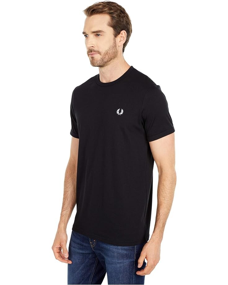 

Футболка Fred Perry Ringer T-Shirt, черный