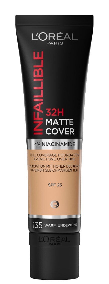 

L’Oréal Infaillible 32H Matt Cover Праймер для лица, 135 Radiant Vanilla/Warm Undertone