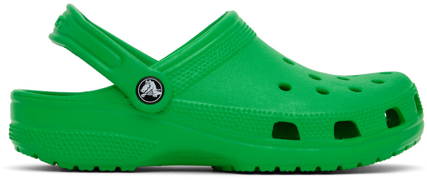 

Зеленые классические сабо Crocs