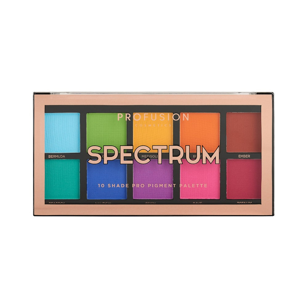 Profusion Spectrum Eyeshadow Palette - палетка из 10 теней для век. profusion meadow 10 shade palette