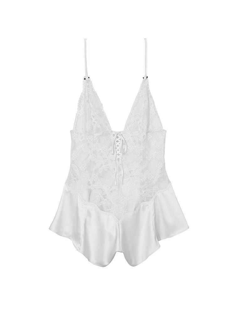 

Боди Victoria's Secret Lattice Lace, белый